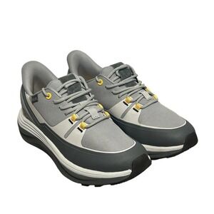 KIZIK Men's London AT Lace Sneakers Alloy Poppyseed Grey Athletic Shoes Size 7.5